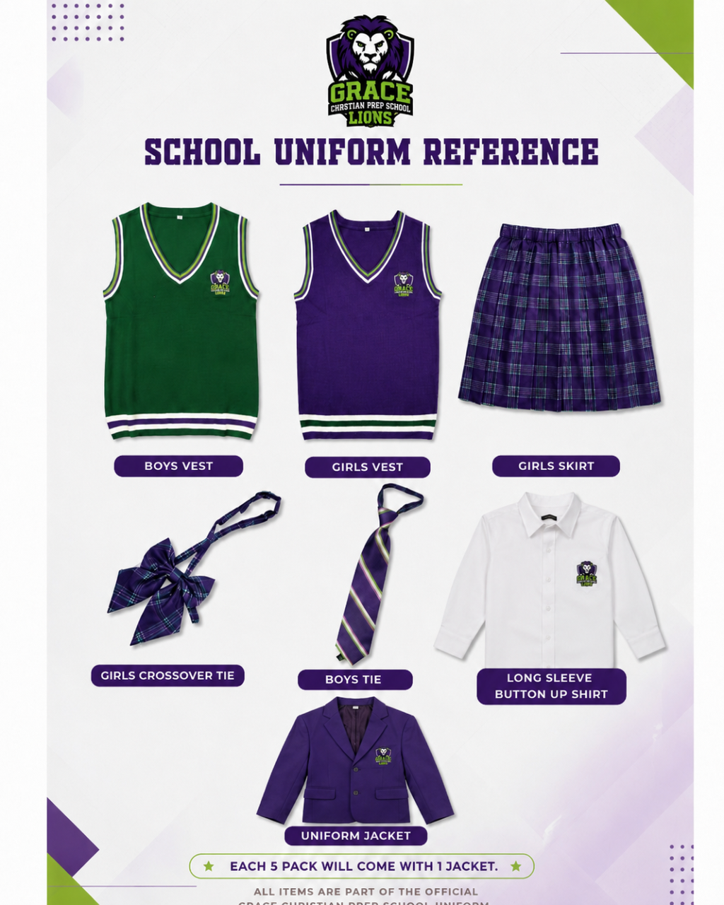 Grace Uniform Bundle